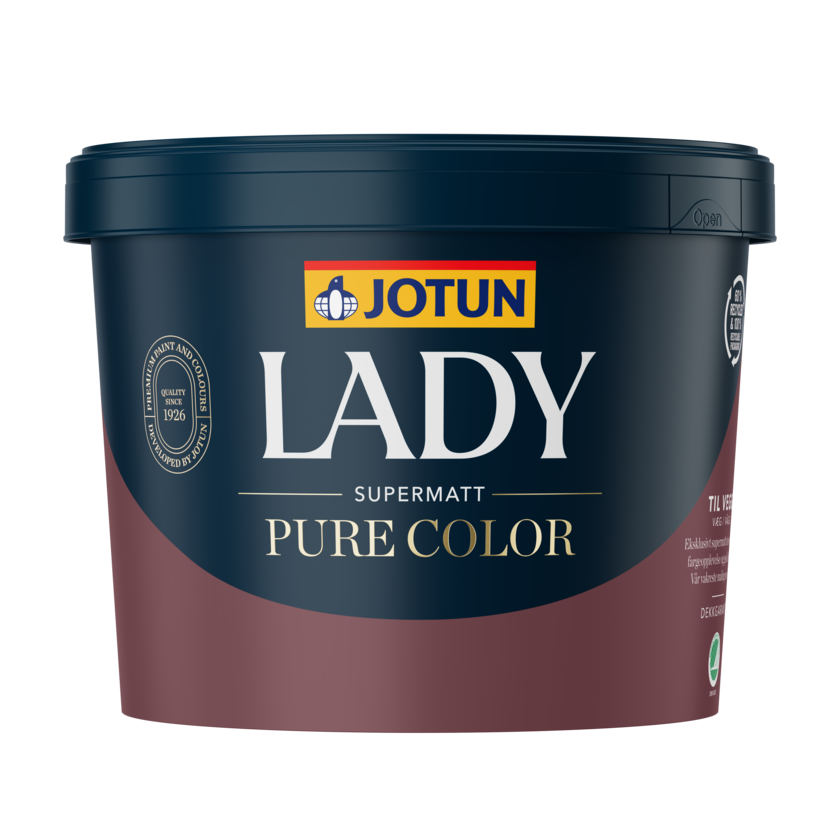 Jotun Lady Pure Color Cashmere 10683 – varm brun väggfärg ...
